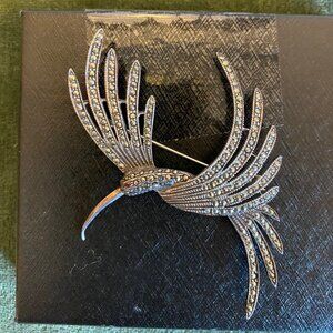 Marcasite Hummingbird Pin from the MET in 1980